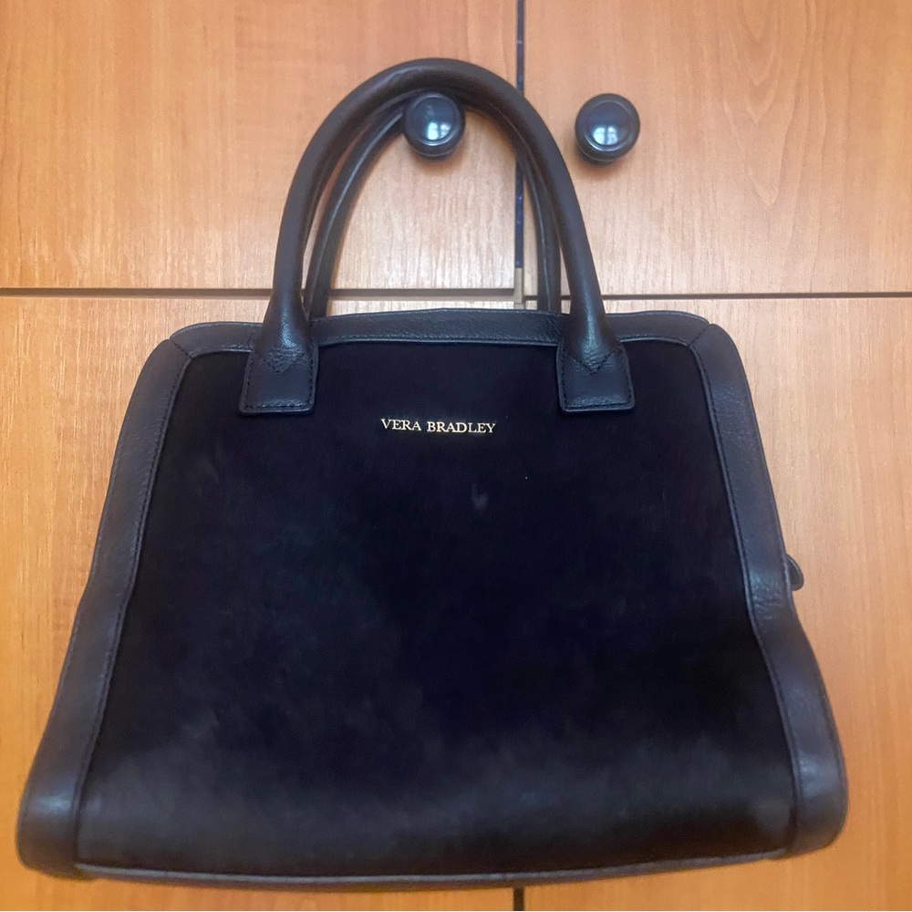 Vera Bradley Elegant Black Satchel